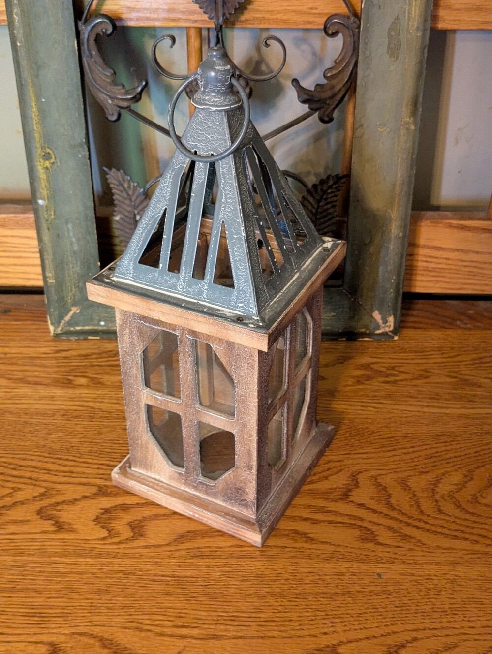Pier 1 Tea Light Weathered Lantern